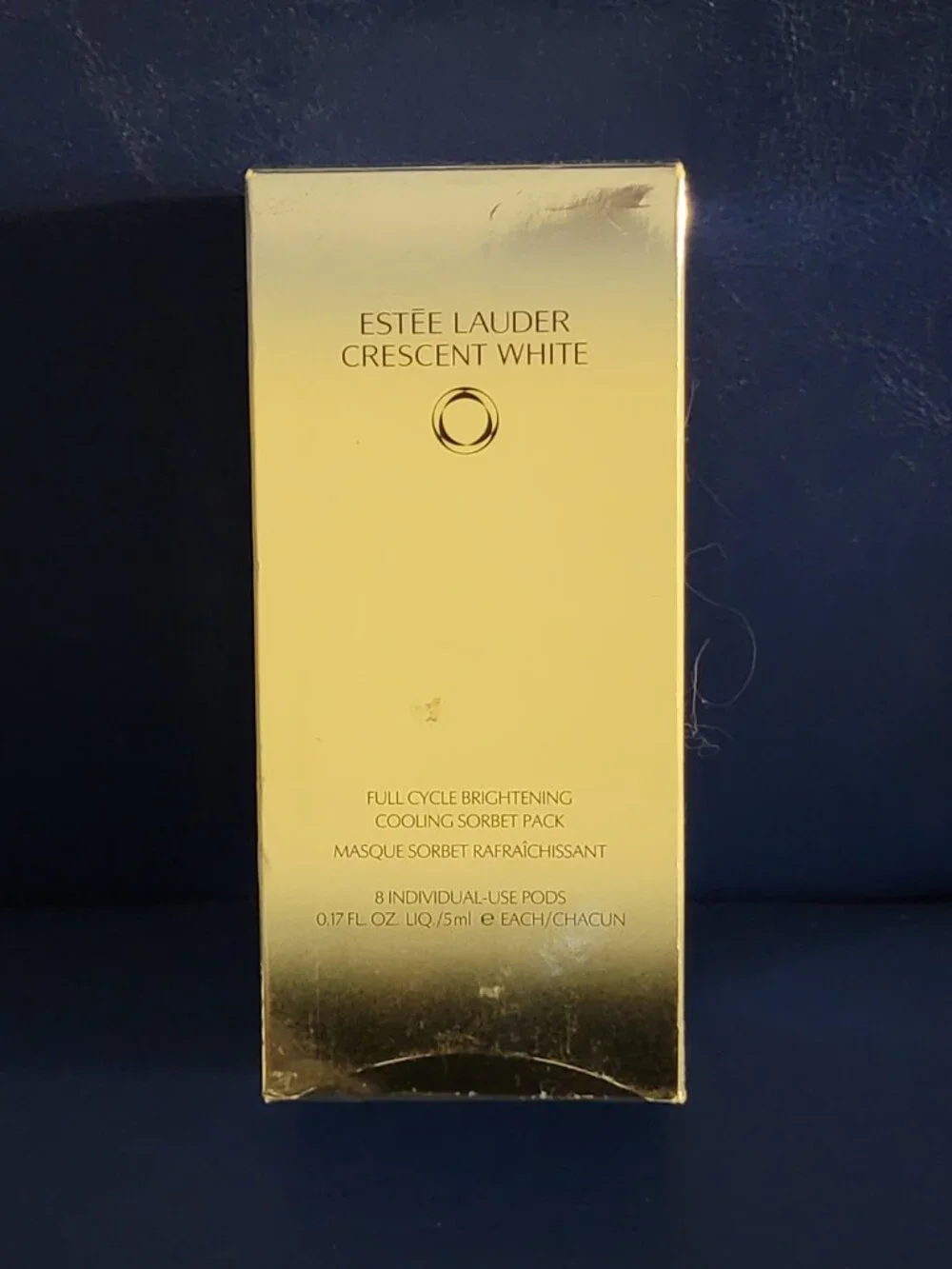 ESTEE LAUDER CRESCENT WHITE Full Cycle Brightening Cooling Sorbet Pack 8 Pods